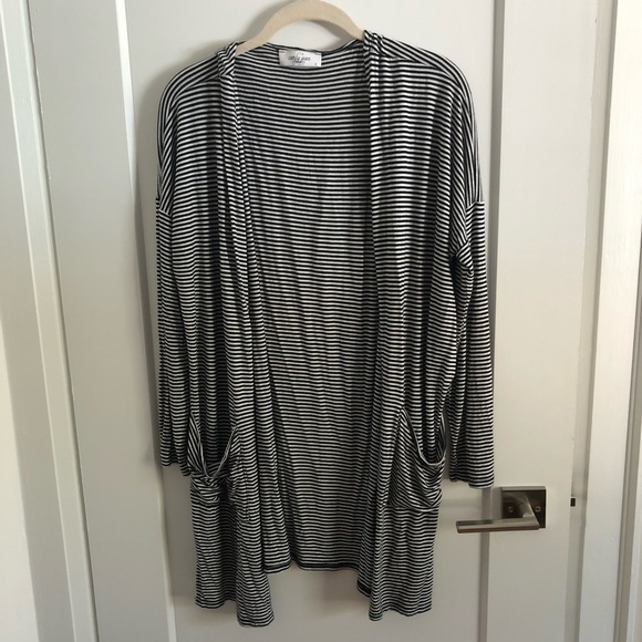 Carly Jean Los Angeles CJLA Sailor Stripe Kimono - Picture 5 of 7